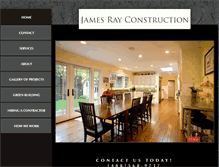 Tablet Screenshot of jamesrayconstruction.net